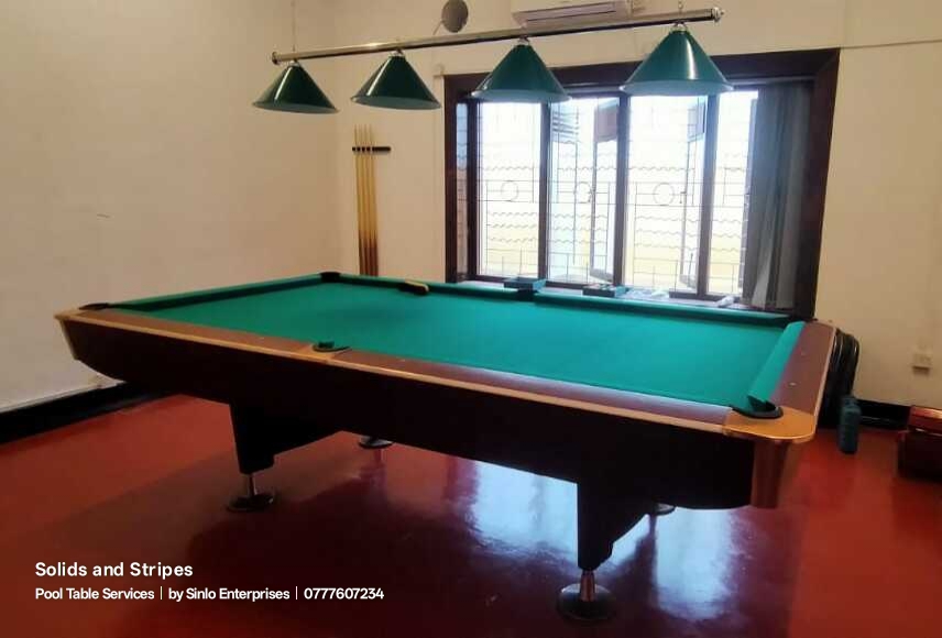 9ft Queens Model Pool Table Installation - Jaz Coffee, Colombo 04.
